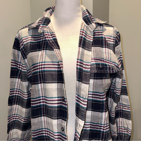 Aeropostale Flannel with Elbow Patches Size M - Picture 3 of 8